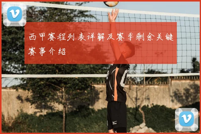 西甲赛程列表详解及赛季剩余关键赛事介绍